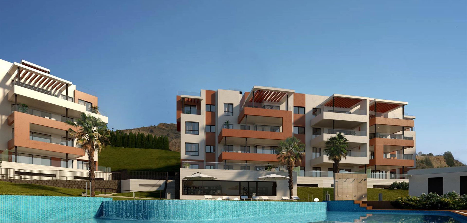 2 slpk. App. Middel Views in Fuengirola